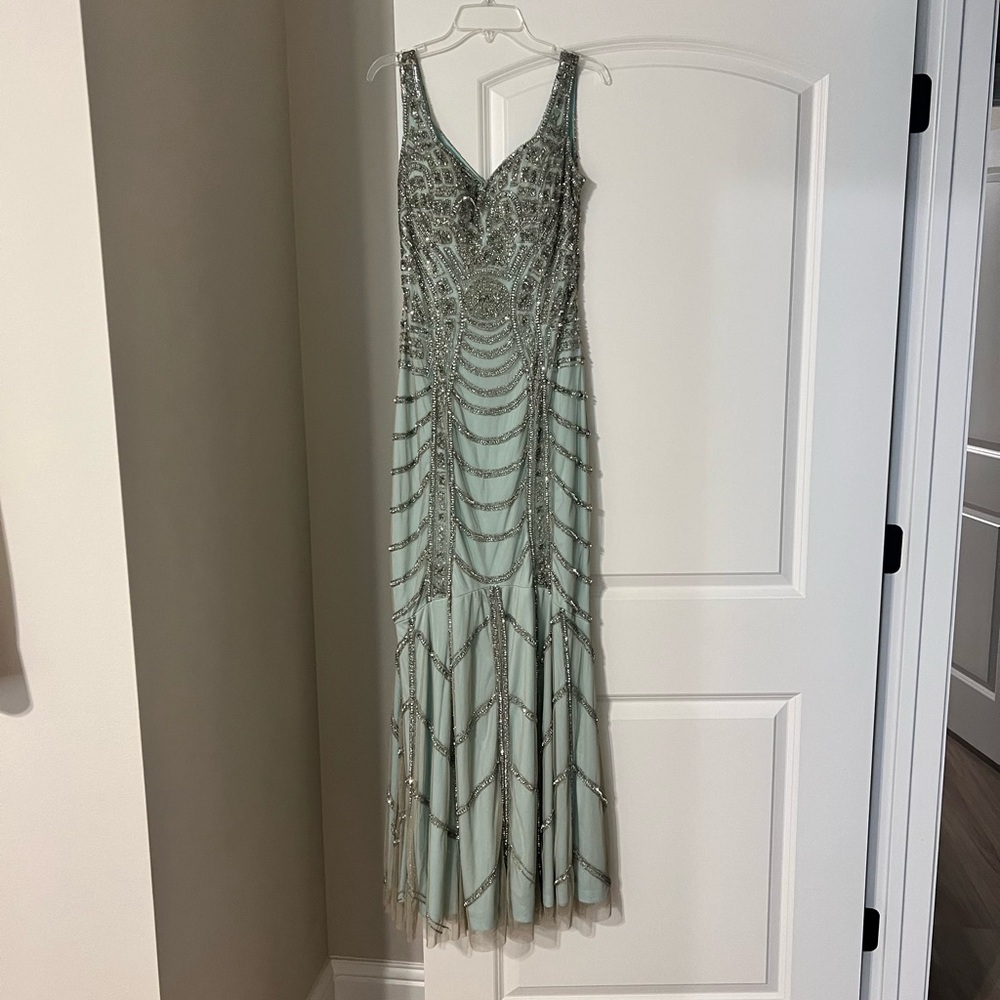 Aidan Mattox Beaded Gown